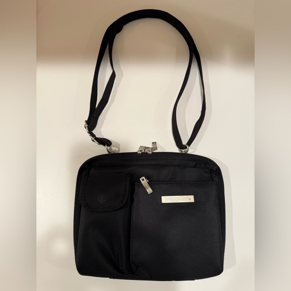Baggallini Small Black Convertible Crossbody Bag … - image 4
